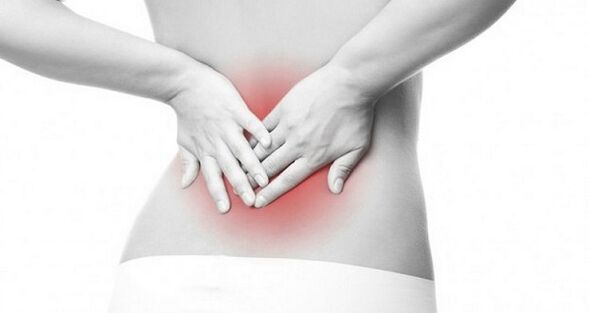bolesť v dolnej časti chrbta u ženy
